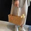 Túi dệt rỗng WEETW, Túi Tote đi biển phong cách nông thôn bằng nhựa, Túi xô thông thường Phong cách kỳ nghỉ Túi đựng rau củ dung tích lớn Du lịch