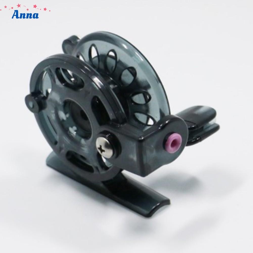 [Anna] Máy Câu Cá Cá Chép Fly Fishing Reel Ice Fishing Mini Nhựa Di Động Cuộn Cuộn Dây