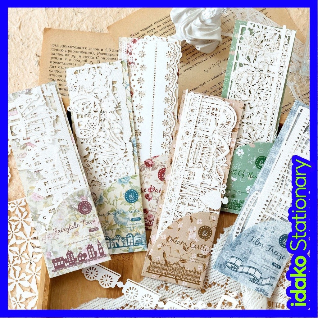 Bộ 5 Tấm Giấy Ren Rỗng MM193 Dùng Trang Trí | Shopee Việt Nam