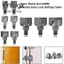 YYlingx Cnc Đáy Làm Sạch Router Bit, Vít Ren Thép Vonfram Khóa Cửa Gỗ Cắt Khe, Chuyên Nghiệp 16-30mm 10mm Shank Dụng Cụ Cắt Phay Chế Biến Gỗ