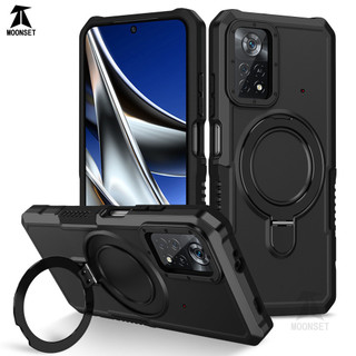Dành cho Xiaomi POCO X4 Pro 5G / X3 NFC / M3 Ốp điện thoại có giá đỡ vòng PC cứng Mặt sau TPU mềm Edge Bảo vệ chống rơi cấp quân sự Vỏ mỏng chống sốc