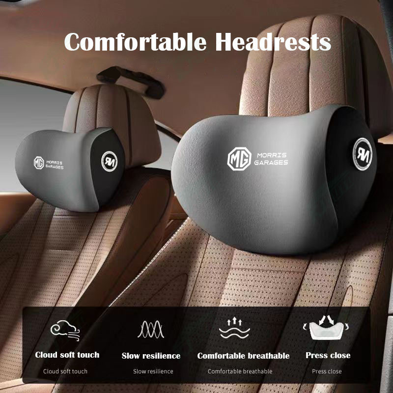 【 Gối tựa đầu & thắt lưng 】 MG Giảm mệt mỏi - Bảo vệ cổ & vai - Lõi xốp nhớ - Đồng hành lái xe tối ưu cho MG3 MG5 MG6 MG7 EP Pluse MG TF ZR ZS ES HS GS Morris 3