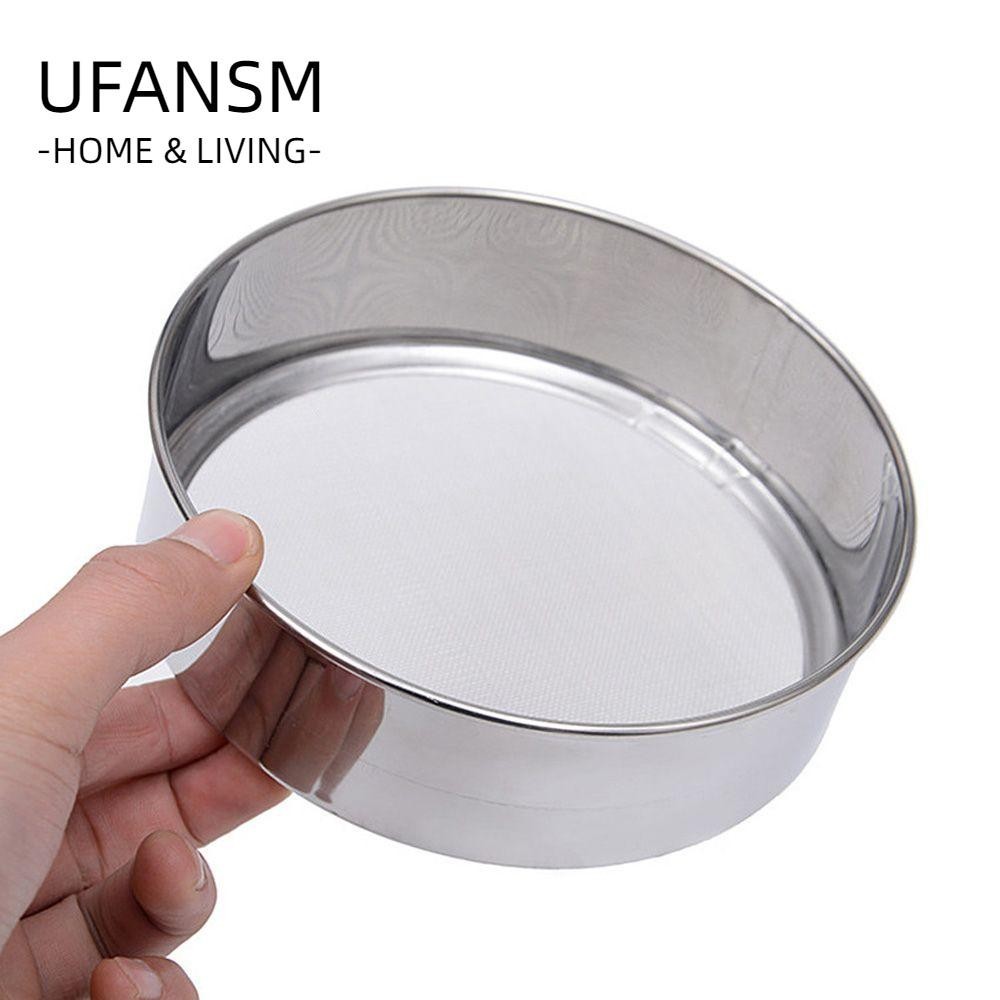 UFANSM cụ rây bột làm bánh bằng chất liệu inox dày dặn tiện dụng