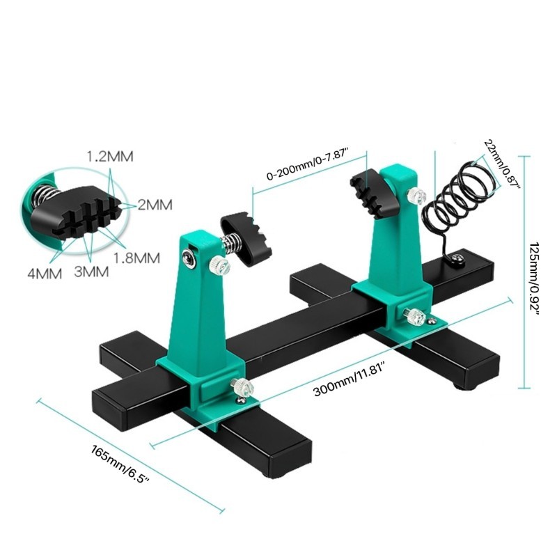 VIC 0-200mm Giá đỡ PCB có thể điều chỉnh Xoay 360 độ Bảng mạch in