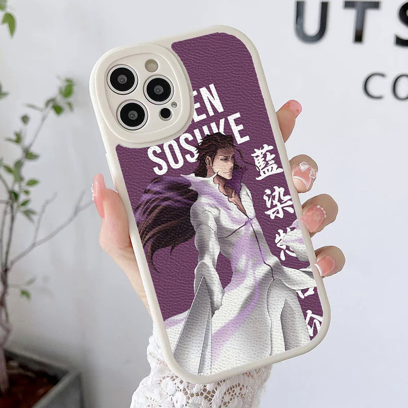 TP-1 Sosuke Aizen Bleach Anime Da Cừu Dành Cho iPhone 17,15 14 13 11 12 Pro Max Mini 8 7 Plus SE 2020 X XR XS MAX Soft Ba