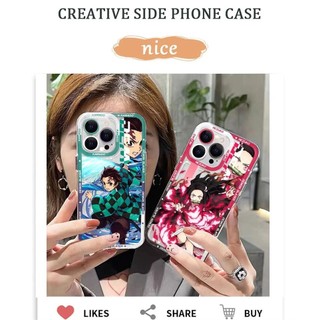 Vỏ Anime Demon Slayer Cho Iphone 11 12 Pro 6 6S 7 8 Plus X XS XR Max Bảo Vệ Toàn Diện TPU Mềm Nóng Nhật Bản Silicon Chống Sốc Mát Vỏ Điện Thoại Hoạt Hình