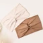 Băng đô BORAGETE, Băng đô chạy bộ màu trơn Bohemian, Băng đô Cotton co giãn Boho thun Yoga dành cho nữ dùng mỹ phẩm hàng ngày
