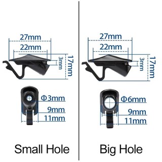 Giá đỡ dây phanh xe đạp NUSPACE, Trọng lượng nhẹ 24X8.5 Phích cắm khung định tuyến cáp, Vỏ phanh xe đạp bền bỉ