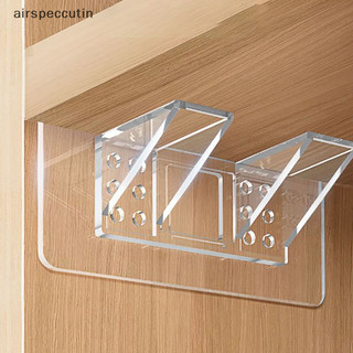Airpeccutin 1 Chiếc Dính Kệ Hỗ Trợ Chốt Cho Nhà Bếp Phòng Ngủ Tủ Quần Áo Kệ Hỗ Trợ Kẹp Treo Tường Miếng Dán Giá Đỡ EN