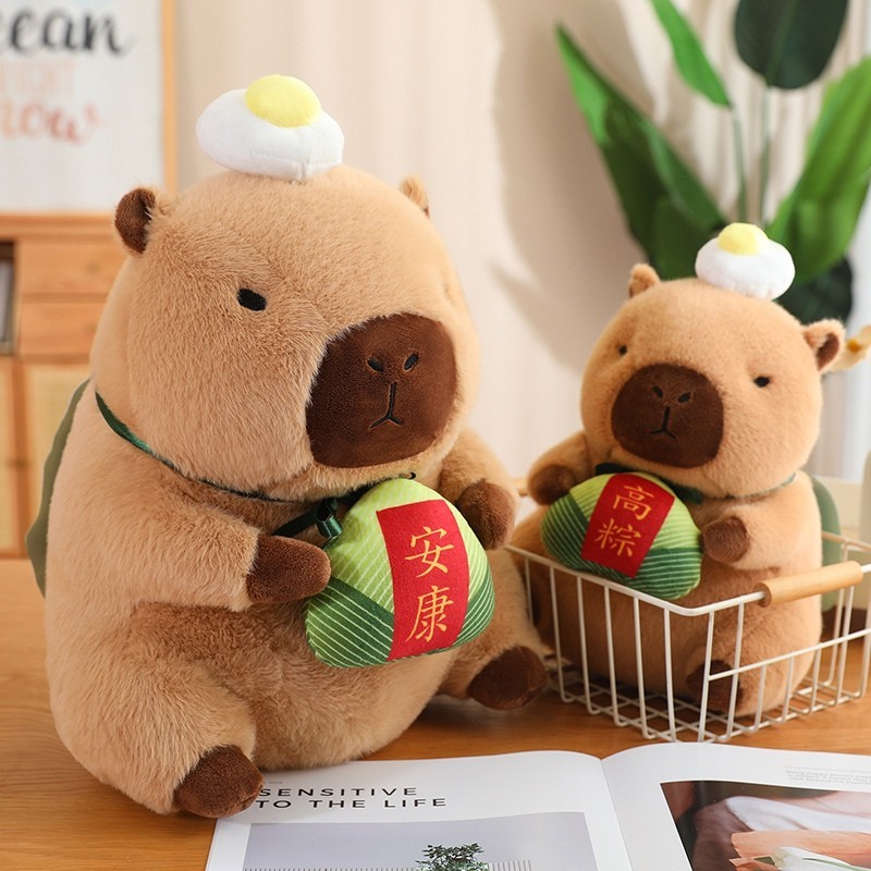 Capybara Đồ chơi sang trọng Trà sữa trái cây Búp bê Capybara Đồ chơi động vật sang trọng 2 trong 1 dễ thương Búp bê gấu bông làm quà tặng sinh nhật cho trẻ em, Trang trí phòng ngủ tại nhà