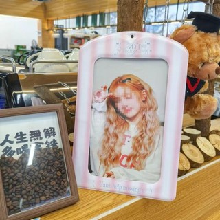 Giá đỡ Photocard WOOLYNOOK, Vỏ bảo vệ hình ảnh khổng lồ bằng nhựa PVC, Vỏ thẻ A4 đầy màu sắc của thần tượng Hàn Quốc