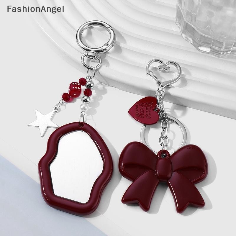 FashionAngel Tinh Tế Tính Khí Trái Tim Đỏ Nơ Quyến Rũ Móc Khóa Đa Năng Điện Thoại Mặt Dây Chuyền Thời Trang Ba Lô Trang Trí Phụ Kiện Quà Tặng VN