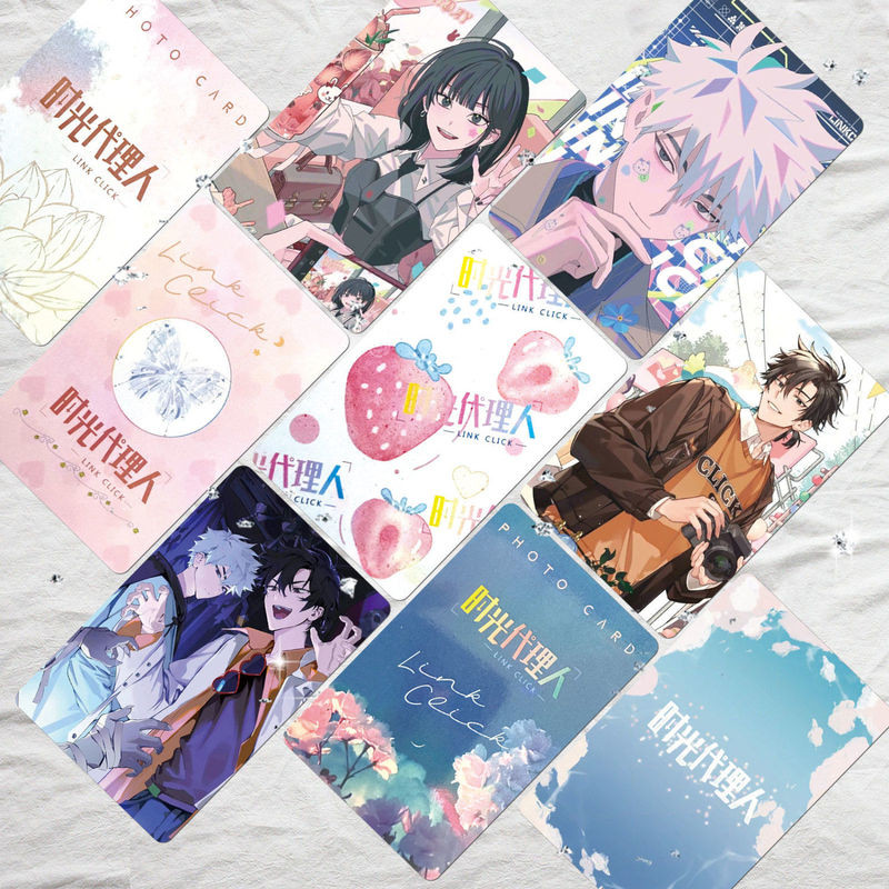 Link Click Anime Laser LOMO Cards – 55 thẻ mỗi hộp – Có Charles, Lucas và Qiao Ling – Hộp ngẫu nhiên thẻ sưu tập