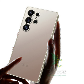 Ốp điện thoại mềm mờ mỏng AG cho Samsung Galaxy S25 S24 S23 Ultra Plus Vỏ chống cháy nổ mạ công nghệ