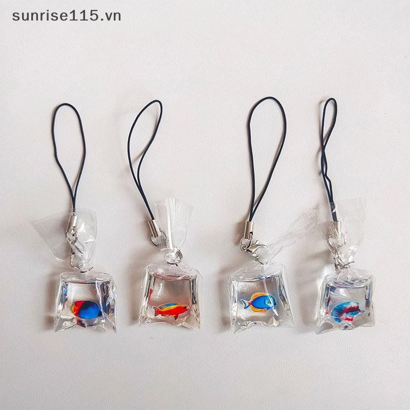 Ssvn Dễ Thương Điện Thoại Quyến Rũ Sáng Tạo Mô Phỏng Cá Vàng Móc Khóa Mặt Dây Chuyền Vỏ Điện Thoại Di Động Mặt Dây Chuyền Ba Lô Phụ Kiện Trang Trí Quà Tặng.