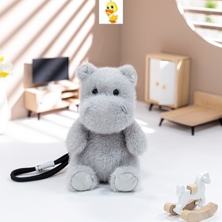 PLUS Palm Treasure Series Hippopotamus Đồ chơi sang trọng Hippopotamus Đồ chơi sang trọng Mềm mại Đồ chơi sáng tạo sang trọng Trang trí phòng khách Trang trí phòng ngủ Gối Sofa Quà tặng cho trẻ em