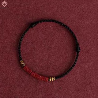 Pcwfkef Handmade Cinnabar Hạt Vòng Tay Dây Đỏ Thắt Nút May Mắn Lắc Tay Dành Cho Nữ Người Yêu Bạn Thân Nhất Phụ Kiện Trang Sức Quà Tặng Mới