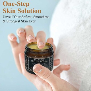 Tallow Honey Balm,Beef Tallow Skin Care,Tallow Face Balm,Tallow Moisturiser Firm