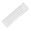 Btsg Trống 68 Chìa Khóa Trắng Keycap Bộ Chiều Cao Ban Đầu PBT Keycaps Cho Tối Giản Bàn Phím Keycap