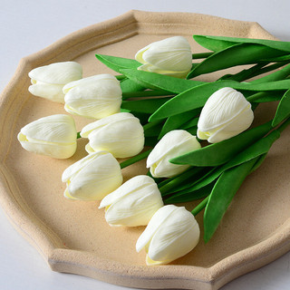 Mới 10 Bông Hoa giả Hoa tulip Myd.23 chất liệu PU nhiều mẫu lưa chọn cao cấp Decor trang trí nhà cửa xinh xắn tự nhiên
