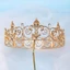 DARON King Crown, Hair Hoop Bar Mitzvah Crown Metal Prince Crown Crown, Phụ kiện tóc hợp kim phong cách Hàn Quốc đơn giản Vòng Tiaras Trang sức tóc