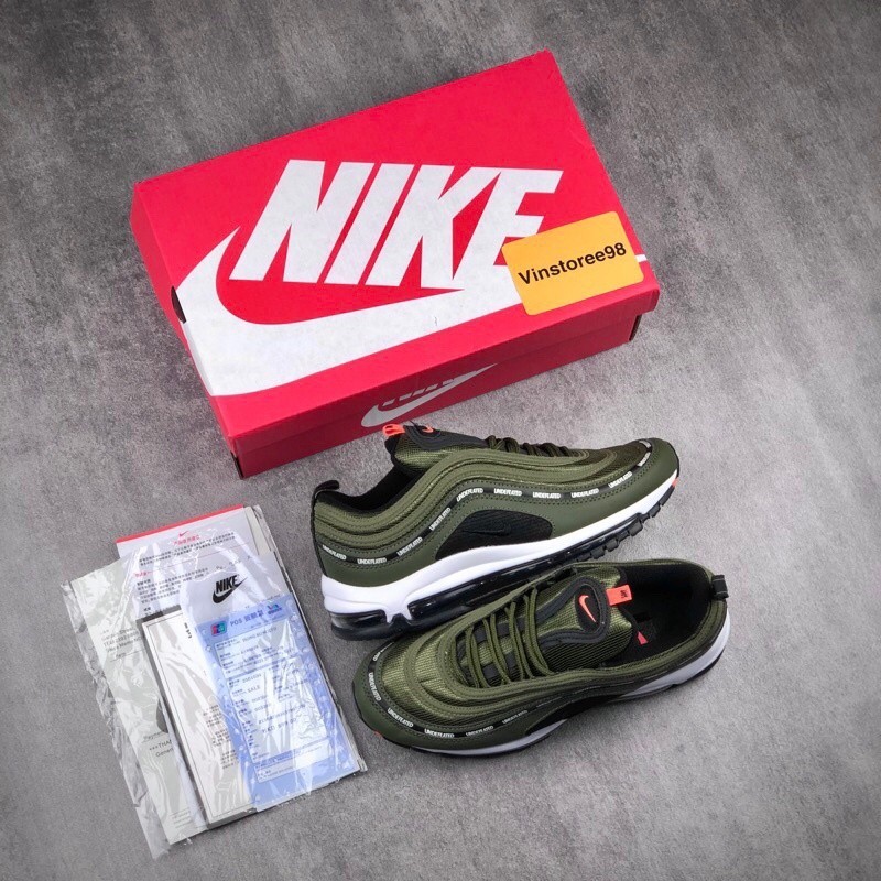 Nke AIR MAX 97 AIRMAX 97x NDEFEATETED OLIVE GREEN ARMY REFILECTIVE ...