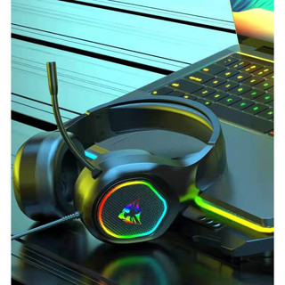 Phong Cách Mới G503 Tai Nghe Ăn Gà Khử Tiếng Ồn Tai Nghe Chơi Game Dạ Quang Tai Nghe Chơi Game Loại Trực Tuyến Có Lúa Mì
