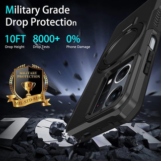 Dành cho OPPO Reno 7 4G / Reno 8 4G / F21 Pro 4G Ốp điện thoại có giá đỡ vòng PC cứng Mặt sau TPU mềm Edge Bảo vệ chống rơi cấp quân sự Vỏ mỏng chống sốc