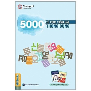 Sách - 5000 Từ Vựng Tiếng Hàn Thông Dụng - MCBooks