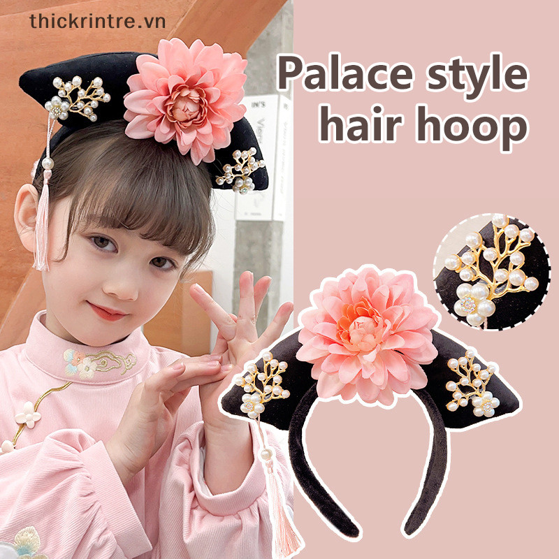 Thi Truyền Thống Trung Quốc Hanfu Sườn Xám Phụ Kiện Công Chúa Cổ Đại Gege Royal Court Mũ Đội Đầu Chụp Ảnh Mũ VN