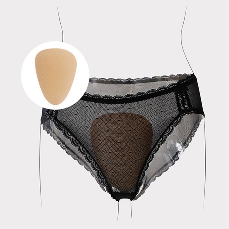 FL Nữ Cameltoe Che Khuyết Điểm Quần Lót Bikini Riêng Tư Chèn Bảo Vệ Tấm Lót Vô Hình