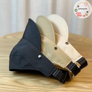Pufangstar Mùa Hè Rộng Vành Sunhat Nữ Mũ Chống Nắng Có Thể Gập Lại Có Thể Điều Chỉnh Ngoài Trời Mũ Xô Đi Biển Chống Tia UV Tấm Che Người Cá Mũ Đuôi Ngựa VN