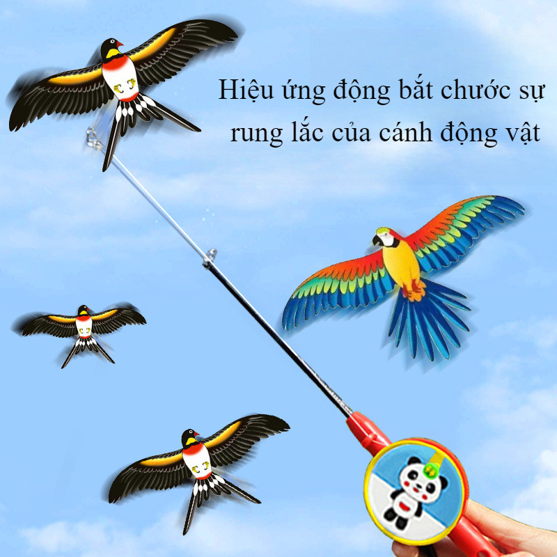 【SKISOPGO】Diều Mini Kích Thước 35-60cm Có Cần Câu Điều Khiển Cho Bé (diều giá rẻ, diều hoạt hình,diều mini,diều đại trà)