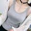 Áo tăng mùa hè ESSENCEH, Áo sơ mi mỏng có ren Cami, Áo sơ mi không tay cổ chữ U thông thường dành cho nữ