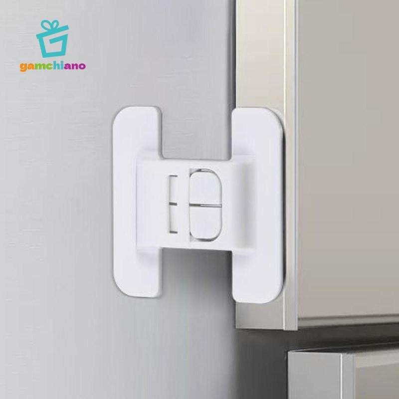 4x Tủ Lạnh Khóa Tủ Đông Nhẹ Không Đục Lỗ Đóng Cửa Tủ Lạnh Đóng Cửa Cho Ngăn Kéo Phòng Khách
