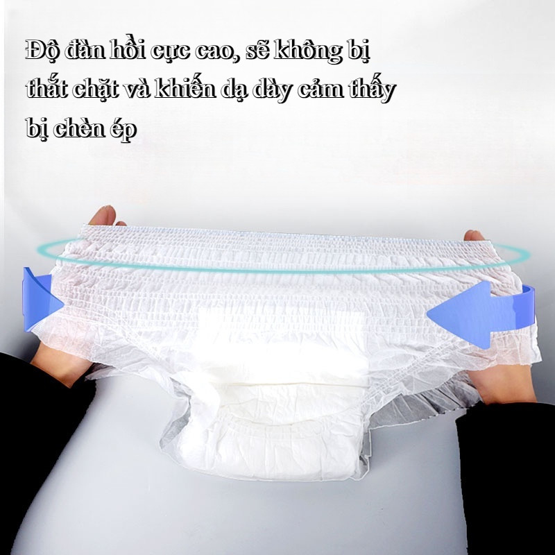 【SKISOPGO】Bộ 5 người Băng vệ sinh dạng quần,chống tràn ban đêm,thấm hút cực nhanh,mềm mại và thoải mái,360 độ