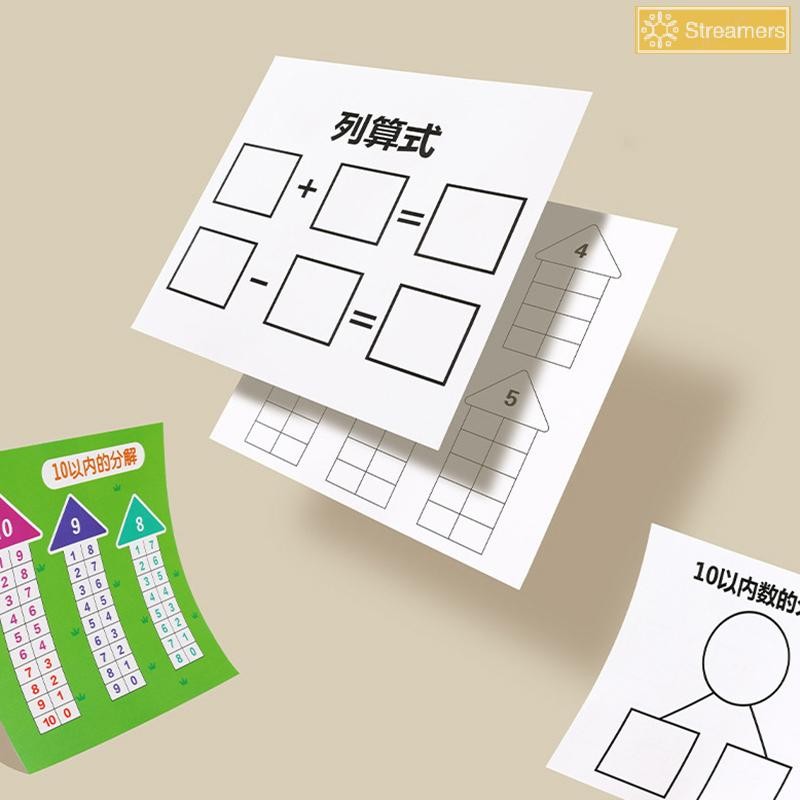 Streamers Montessori Toán Đồ Chơi Bằng Gỗ Bổ Sung Trợ Giảng Dạy Mầm Non Học Tập Giáo Dục Đồ Chơi Màu Hạt Phân Loại Ban Dành Cho Trẻ Em Mới