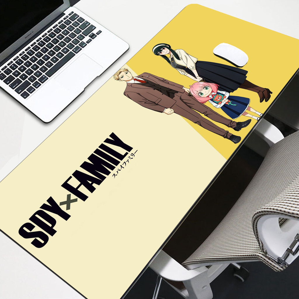 90x40mm XXL Anime Lớn Chơi Game Spy X Họ Chuột Miếng Lót Máy Tính Game Thủ Bàn Phím Chuột Thảm Văn Phòng Bàn Mousepad Cho PC Bàn Pad