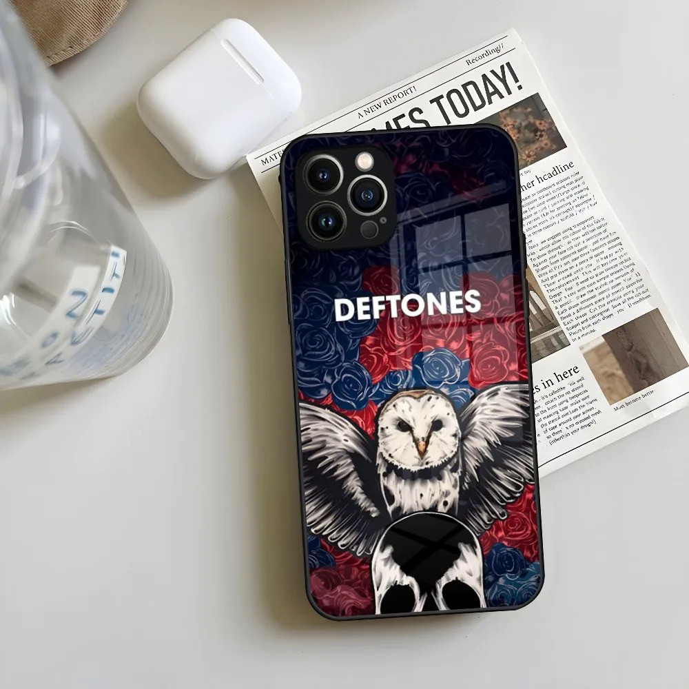 BK-1 CHO IPhone Thời Trang Deftones Ốp Lưng Điện Thoại Iphone 17,15 14 13 12 Pro Max 11 Mini X Xr Xs 8 Puls kính 0564