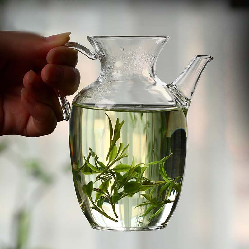 Tống trà bằng thủy tinh chịu nhiệt Borosilicate cao cấp kèm lọc