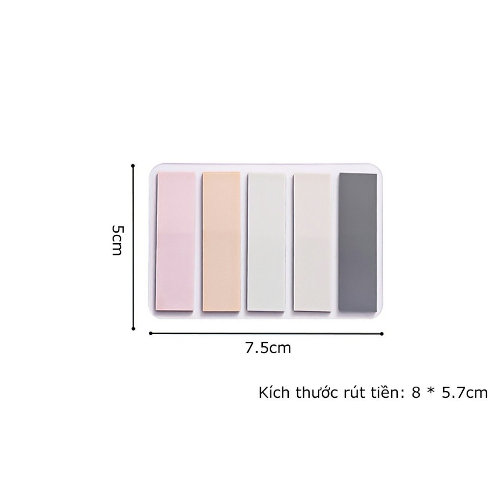[HCM] Giấy ghi chú màu trong suốt dùng đánh dấu trang sách tiện lợi -Giacomo | BigBuy360 - bigbuy360.vn