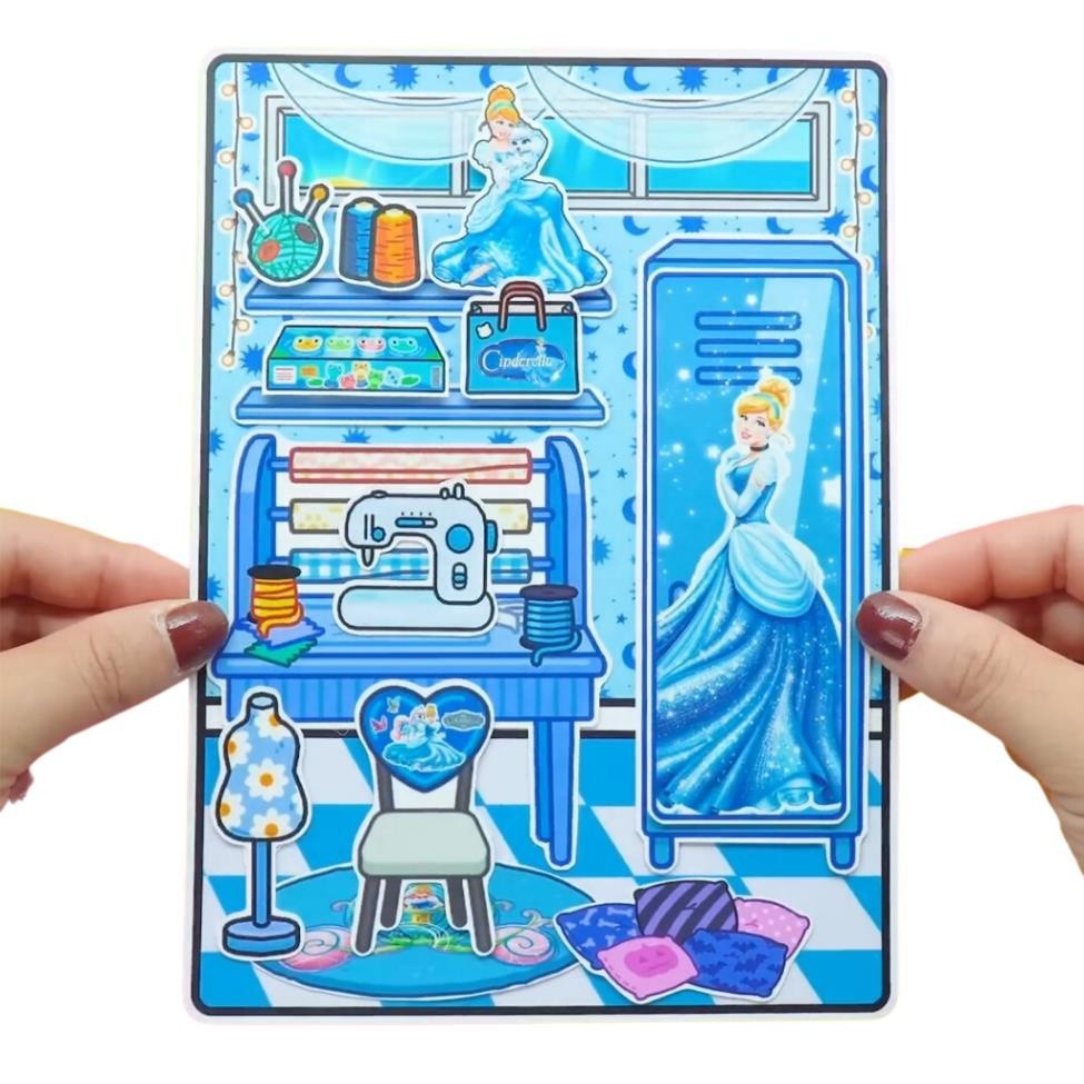 Đồ chơi bằng giấy ngôi nhà búp bê của toca boca đồ chơi bé gái h23