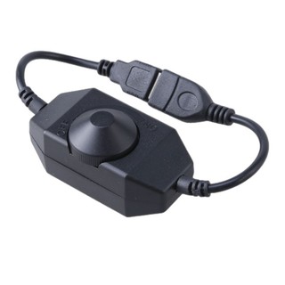 Charmantcc1 USB Công tắc có thể điều chỉnh Đầu nối bộ điều khiển cho dải đèn LED Quạt USB nhẹ