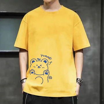 大 ❈ ❈ áo thun cổ tròn nam mùa hè Áo nam oversize Quần áo áo áo thun ngắn tay nam cỡ lớn Áo nam dáng rộng thời trang mỏng Áo nam