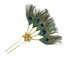 Feather Hair Stick Flower Crystal Feather Hair Decorative Pin for Women Girl