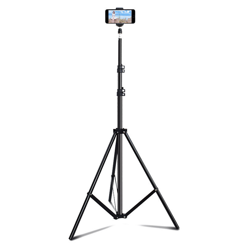 Chân Quay Điện Thoại, Giá đỡ kèm kẹp điện thoại cao 2m1 - Giá đỡ quay video livestream chuyên nghiệp