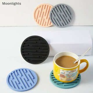 Moonlights Thực Phẩm Silicone Cup Coaster Silicone Coaster Cup Pad Trượt Cách Nhiệt Miếng Lót Cốc Thảm Nóng Uống Nhà Phụ Kiện Nhà Bếp EN