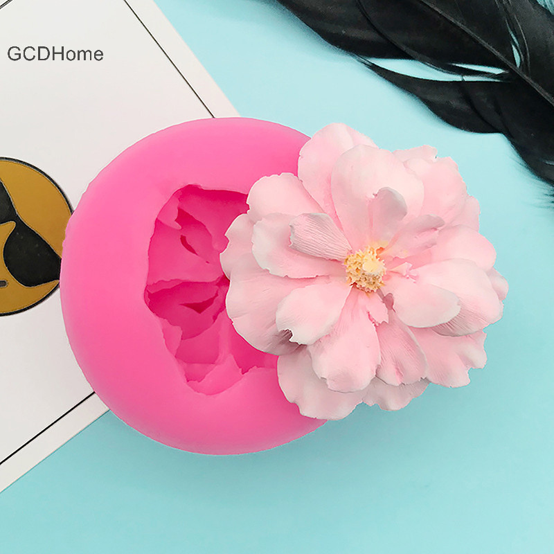 Gcdhome 1 Khuôn Hoa Đẹp DIY Thạch Cao Nhựa Nghệ Thuật Silicon Mềm Fondant Chocolate Khuôn Xà Phòng Trang Trí Bánh Dụng Cụ Nướng Bánh HOT