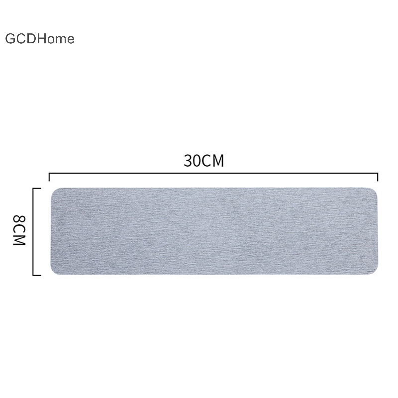 Gcdhome Home Diatomite Thảm Chống Thấm Nước Tấm Lót Chịu Nhiệt Coaster Diatomaceous Vòi Bồn Rửa Nhà Bếp Nhanh Khô Chống Trơn Trượt Thảm HOT