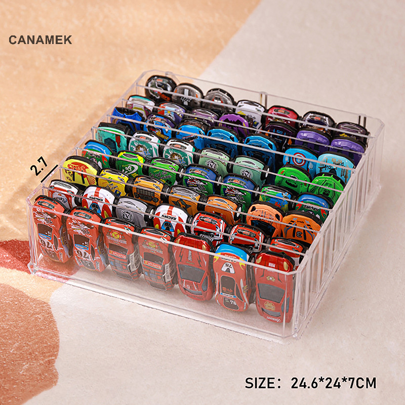 Hộp trưng bày mô hình ô tô Calamek 1 / 64 Carpark Acrylic Bộ mô hình phong cảnh Quà tặng cho Bộ sưu tập trẻ em (Xe hơi) CSF